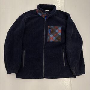 JW Anderson Uniqlo Navy Sherpa Fleece Jacket